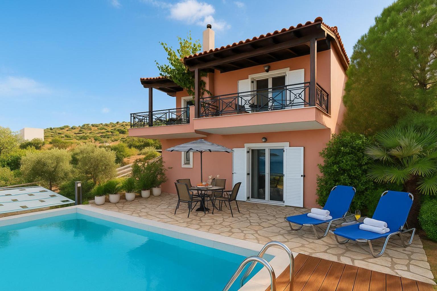 Coastal Paradise Found - Komis' Private Pool Retreat Άγιος Νικόλαος Εξωτερικό φωτογραφία